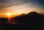 Sonnenaufgang am Batur