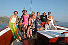 auf dem Ausflugsboot