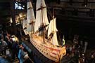 Modell des Kriegsschiff - Vasa - im Vasamuseum Stockholm