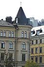 Fassaden von Stockholm