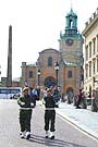 Stockholm - Wachablösung am Königlichen Schloss