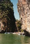 Anlegestelle -James Bond- Felsen